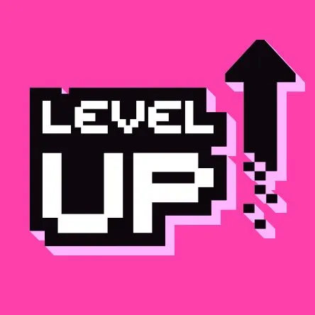 'Level Up' Pixel Art